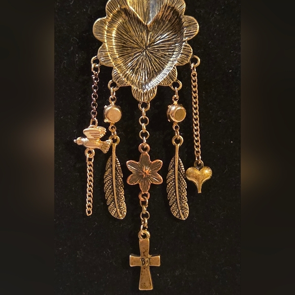 Betsey Johnson Vintage Sacred Heart"Dia De Los Muertos" Collection - Picture 6 of 8